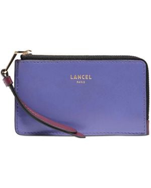 Lancel Portacarte Con Zip - Viola