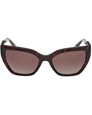 GUESS EYEWEAR Cat-Eye Frame Sunglasses - Brown