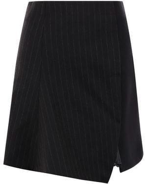 Sacai Side-Slit Skirt - Black