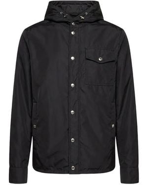Moncler Duvainne Logo-Patch Jacket - Black