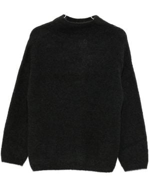 Max Mara Pull À Col Rond - Noir
