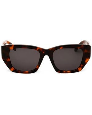 Palm Angels Hinkley Rectangle-Frame Sunglasses - Black