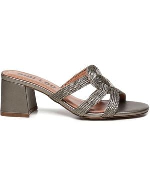 Bibi Lou 60Mm Braided-Strap Block-Heel Sandals - Brown