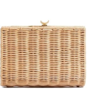 PAMELA MUNSON The Petite Pearl Clutch Bag - Natural