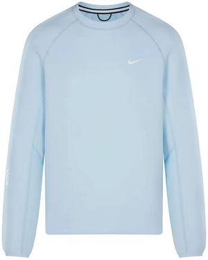 Nike Nocta Tech Fleece Crew - Blue