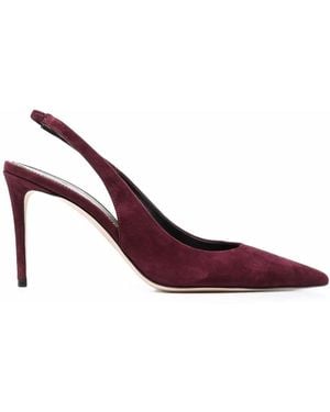 SCAROSSO X Brian Atwood Sutton Slingback Pumps - Purple