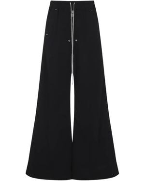 Rick Owens Geth Belas Cotton Trousers - Black
