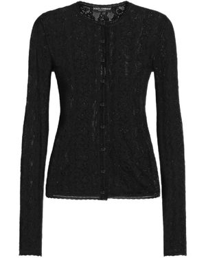 Dolce & Gabbana Lace Jacket - Black