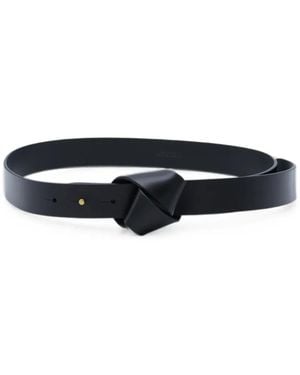 Isabel Marant Lassio Knotted Leather Belt - Blue