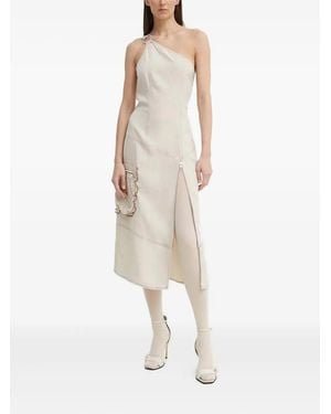 Résumé Ring Detail One-Shoulder Dress - White