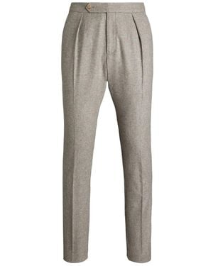 Polo Ralph Lauren Pleated-Front Pants - Grey