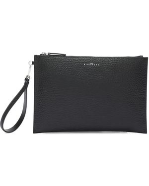 John Richmond Zip Clutch Bag - Black