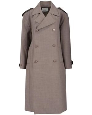 Frankie Shop Bleecker Trenchcoat Mit Gürtel - Braun
