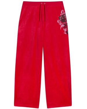 Juicy Couture Wrap You Up Heritage Track Trousers - Red