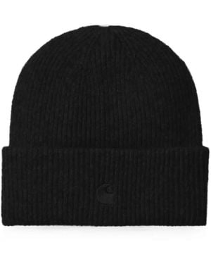 Carhartt Curtis Ribbed Beanie Hat - Black