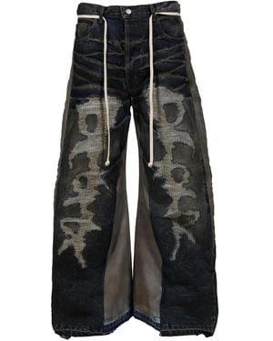 RRR123 Wide-Leg Jeans - Black