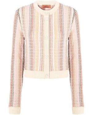 Missoni Cardigan Crop - Rosa