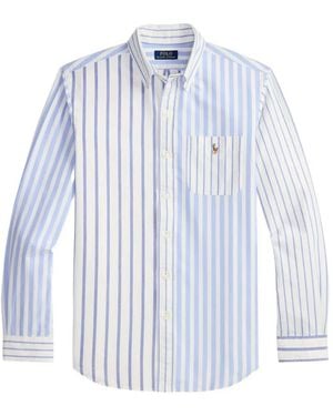 Polo Ralph Lauren Camisa De Rayas Verticales - Azul