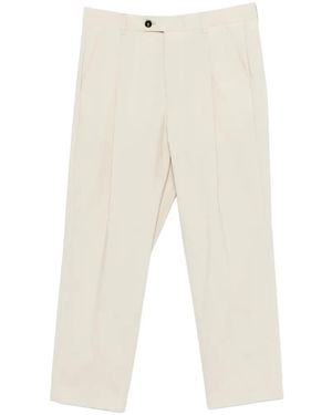 BE ABLE Pressed-Crease Trousers - White