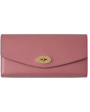 Mulberry Darley Leather Wallet - Purple