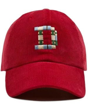 Drake's Logo-Embroidered Corduroy Baseball Cap