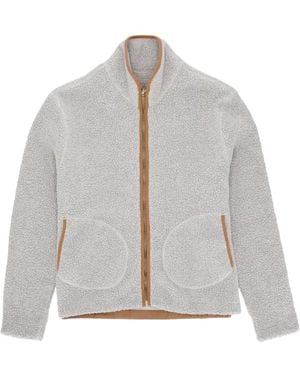 Fortela Teddy Zip Jacket - Grey
