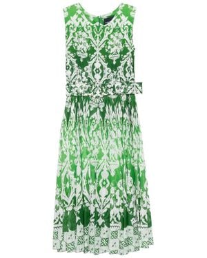 Samantha Sung Aster Midi Dress - Green