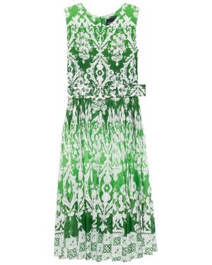 Samantha Sung Aster Midi Dress - Green