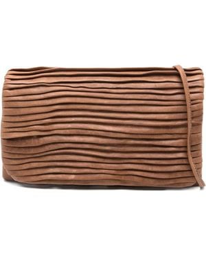 SOMMET Pochette Soffietta - Marron
