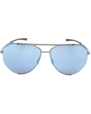 Porsche Design Lunettes De Soleil P8920 À Monture Pilote - Blue