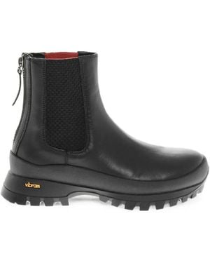 Woolrich Lug-Sole Ankle Boots - Black