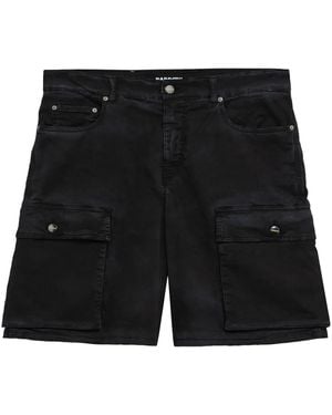 Barrow ロゴパッチ ショートパンツ - ブラック