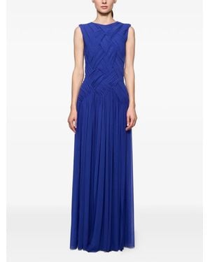 Atu Body Couture Emotional Braided Maxi Dress - Blue