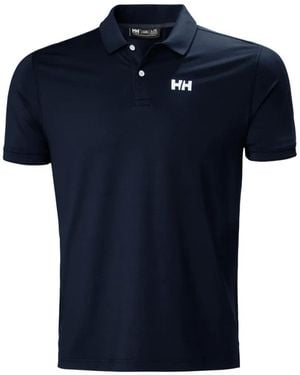 Helly Hansen Polo À Logo Imprimé - Blue