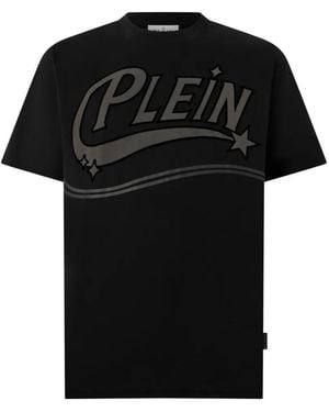 Philipp Plein Logo-Print T-Shirt - Black