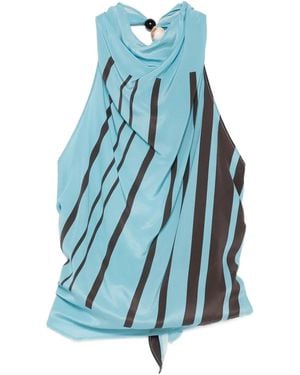 SIR. Top a rayas - Azul