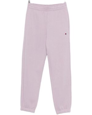 Champion Logo-embroidered Track Pants - ピンク