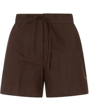 P.A.R.O.S.H. Cannes Drawstring-Waist Shorts - Brown
