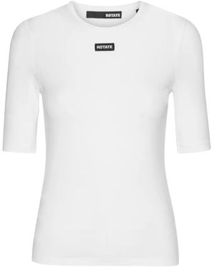 ROTATE BIRGER CHRISTENSEN Short-Sleeve T-Shirt - White