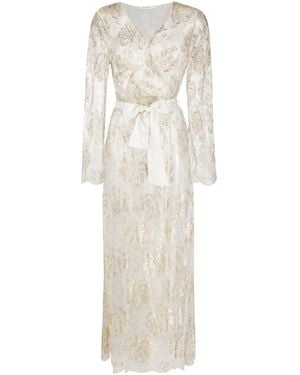 Gilda & Pearl Sheer Reverie Dressing Gown - White
