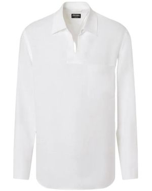 ZEGNA Oasi Long-Sleeve T-Shirt - White