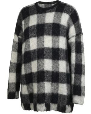 Valentino Garavani Plaid Jumper - Black