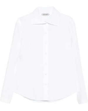 Alberta Ferretti Button-Down Cotton Shirt - White