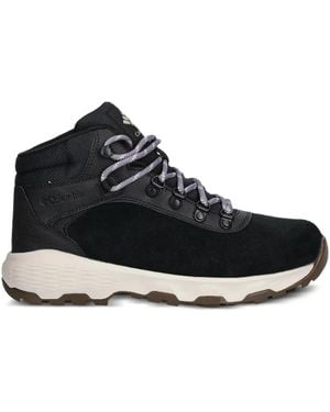 Columbia Newton Wander Waterproof Lace-Up Boots - Black