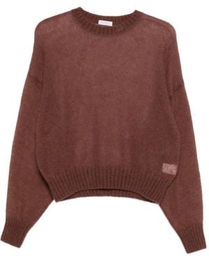 Brunello Cucinelli Crew-Neck Jumper - Brown