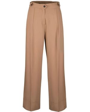 Moorer Naomi Pants - Natural