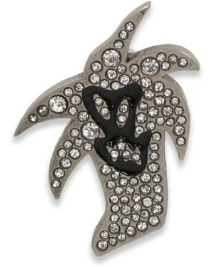 Palm Angels Embellished Brooche - ホワイト