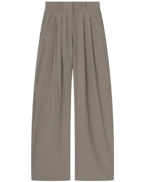 Nanushka Seka Pleated Trousers - Grey
