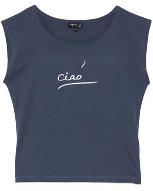 agnès b. Source Tank - Blue