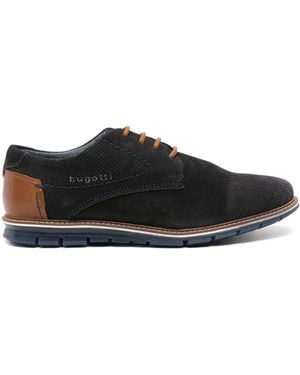 Bugatti Simone Paneled Boat Shoes - Black